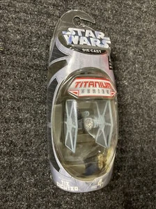 STAR WARS Titanium Series Die Cast Metal TIE FIGHTER - Picture 1 of 3