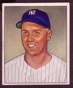 1950 BOWMAN BOBBY BROWN  CARD NO:101 EXPLUS 