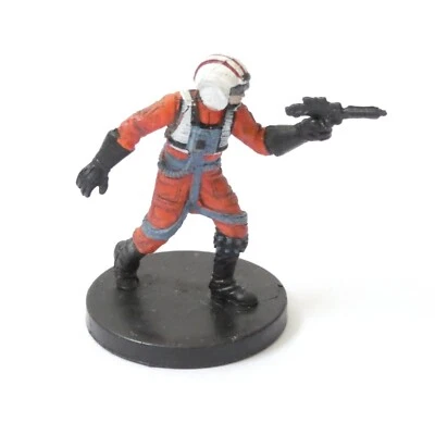 STAR WARS 17/60 REBEL 10 REBEL PILOT 2004 LFL & TM FIGURINE SUR SOCLE - Photo 1/2