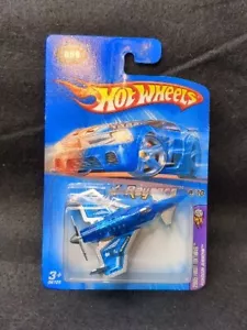 HW HOT WHEELS KMART VARIATION 2005 FE BLUE POISON ARROW X-RAYCERS JET AIRPLANE - Picture 1 of 5