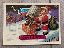 GPK Garbage Pail Kids 15th Series Sani Klaus Card 596a