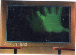 30 Jahre Star Trek Phase 3 Skybox 1996 Lenticular Motion M1 Apollo’s Hand - Bild 1 von 2