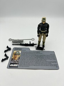GI Joe Rampart 1990 Complete W/ File Card Great Condition
