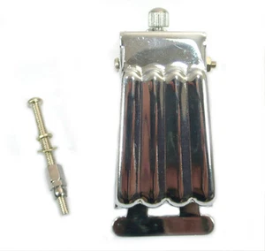 Quality chrome plated Banjo Tailpiece, Nice  Luthier Parts - Picture 1 of 8