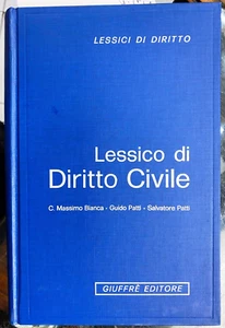 (Diritto) LESSICO DI DIRITTO CIVILE - Giuffrè 1991 - Imagen 1 de 1