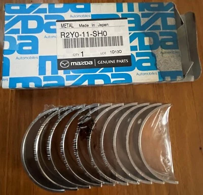 Conjunto de metal Mazda rolamento principal +0,25 tamanho grande - peça genuína - Imagem 1 de 2