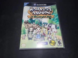Harvest Moon A Wonderful Life BL Nintendo Gamecube COMO NUEVO estado COMPLETO + ¡protector! - Imagen 1 de 5
