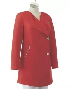 Women's outerwear Winter Fall Church office work Trench Jacket coat plus 16W 1X - Picture 1 of 6