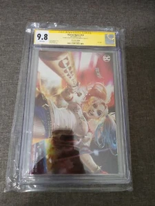 Harley Quinn #59 CGC 9.8 SS Cover Foil Convention Ed.  Firmato da masticare/Humphries - Foto 1 di 4