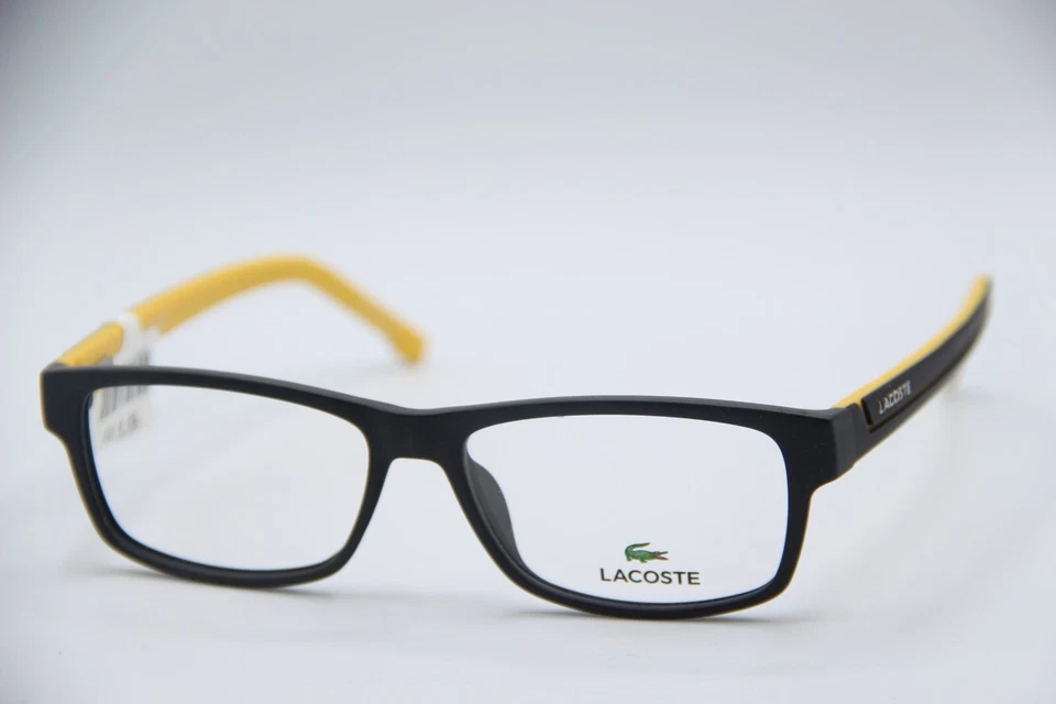 NEW LACOSTE L2707 002 MATTE GREY YELLOW AUTHENTIC DESIGNER EYEGLASSES 53-15 - Image 1 of 4