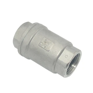 3/4" 3/4 inch Vertical Check Valve NPT Threaded one way Stainless Steel oil - Picture 1 of 4