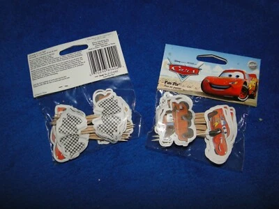 Nuevo Disney Lightning McQueen Cars Fun Pix, 48 unidades, para pasteles, cupcakes, bento Foto 1 de 2