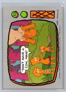 1990 Topps The Simpsons #33 Don't have a cow, man! - Picture 1 of 2