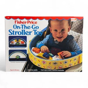 Vintage 1987 Fisher-Price ON-THE-GO Stroller Toy 6-24 months #1251 NOS - Picture 1 of 7