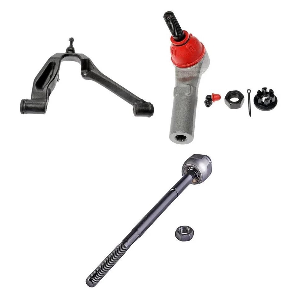 For Chevy Silverado 1500 HD 01-06 Control Arm with Ball Joint and Tie Rod End - Imagem 1 de 1