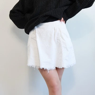 Minifalda Free People Boho Pana Blanca Talla 6 Foto 1 de 4