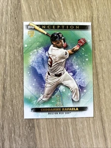 Ceddanne Rafaela 2024 Topps Inception Baseball #96 Green Rookie RC Red Sox - Foto 1 di 2