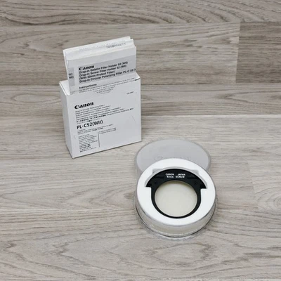 NOB Canon 52mm Drop-in Screw Filter Holder PL-C52 (WII) with Clear Filter - Image 1 of 4