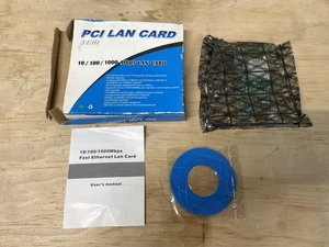 Adaptador de tarjeta controladora de red Gigabit Ethernet LAN PCI 10/100/1000 Mbps - Imagen 1 de 5