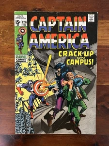 Captain America #120 (Marvel Comics Dezember 1969) mittlere Qualität weiße Seiten - Bild 1 von 4