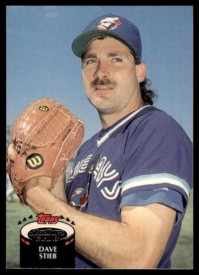 1992 Stadium Club Dave Stieb Toronto Blue Jays #97 - Image 1 of 2