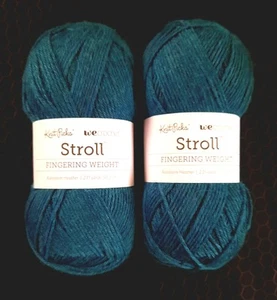 1Ball +1partial Ball KnitPicks Stroll, Superwash Merino/Nylon, Rainstorm Heather - Picture 1 of 4