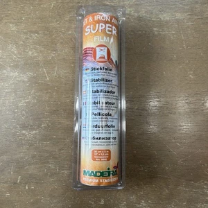 NEW Madeira STABILIZER SUPER FILM Roll 12”x 5.5 Yds Transparent Stock #9448 - Picture 1 of 6