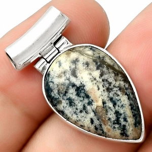 Natural Blue Scheelite - Turkey 925 Sterling Silver Pendant Jewelry P-1621 - Picture 1 of 5