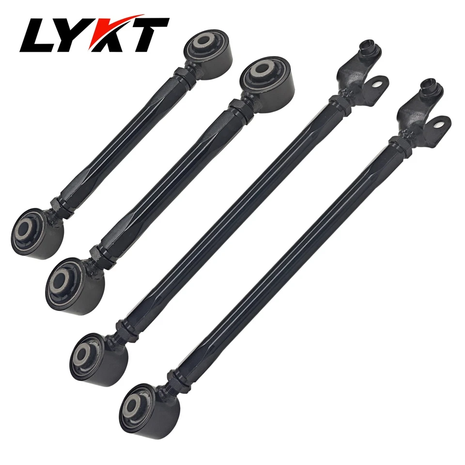 LYKT 4pcs Rear Adjustable Camber&Toe Arm Kit for Honda Ridgeline Acura MDX 14-20 - Image 1 of 4
