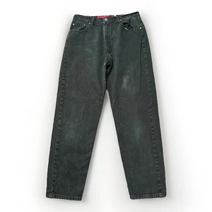 Pantalones de mezclilla holgados sueltos Levis SilverTab de colección negros hechos en EE. UU. 90s Grunge Skater 32x30 - Imagen 1 de 11