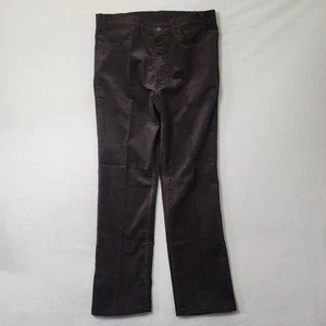 Pantalones de pana vintage años 80 Levis 519 para hombre 36x30 marrón blanco lengüeta pierna recta - Imagen 1 de 12