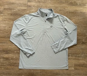 Straight Down Performance 1/4 Zip Pullover Sweater Light Blue Golf Mens XXL Logo - Picture 1 of 6