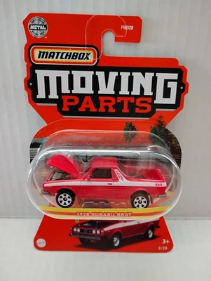 2021 Matchbox Moving Parts #2 1978 Subaru Brat BRILLIANT RED  - Image 1 of 4