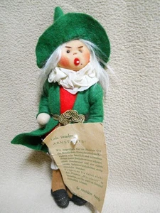 Seltene Vintage Arnstadt Germany Stadtschreier Filzpuppe - Bild 1 von 6