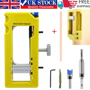 Door Hinge Routing Jig Stable Easy Installation Adjustable Door Hinge Router UK - Picture 1 of 14