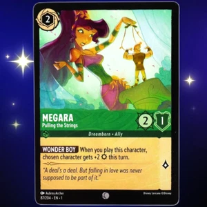 Megara Pulling the Strings - Common - Disney Lorcana The First Chapter #87/204 - Picture 1 of 3