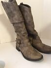madison tall brown boots size 7  1/2
