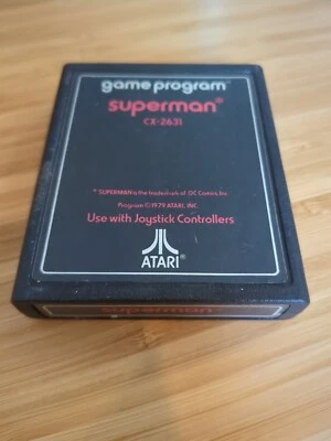 Superman [Text Label] - Atari 2600   | 2600+ 7800+ Retron 77 - Image 1 of 3