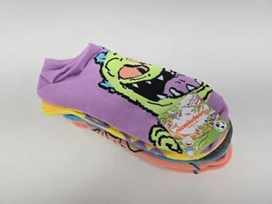 Nickelodeon Rugrats Womens No Show Socks Novelty Gift Retro 90s TV 6 Pair - Picture 1 of 4