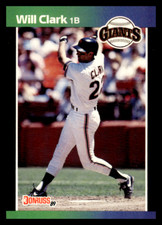 1989 Donruss #249 Will Clark San Francisco Giants