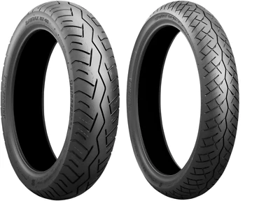 GOMME 110/80-17/57H 130/80-17/65H COPPIA GOMME BRIDGESTONE BT46 BATTLAX M/C TL - Immagine 1 di 4