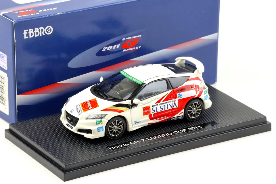 Jm2122148 - Ebbro Eb44797 Honda Cr-z Legend Cup 2011 White (decals for N.1