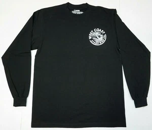 STREETWISE WAVE COAST Long Sleeve T-shirt Urban Streetwear 2sided Men's Tee New - Picture 1 of 2