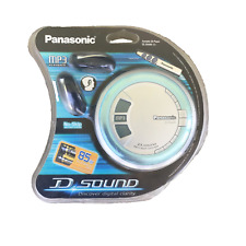 Never Used Panasonic Portable CD/MP3 Player with D-Sound - Silver Blue