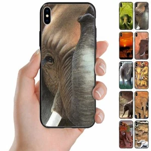 Phone Case For OPPO A Series Mobile Phone - Elephant Theme Print Back Cover #2 - Imagen 1 de 12