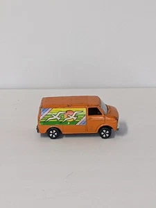 Vintage Playart 1980s Chevrolet Custom Van Orange 1:64 Scale - Picture 1 of 7