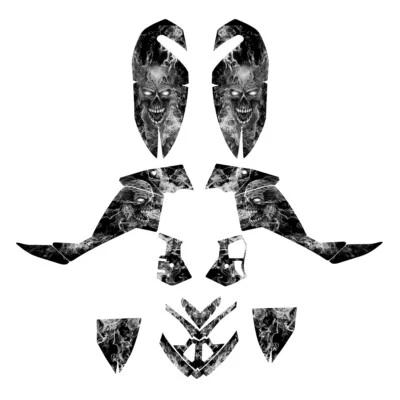 Polaris Outlaw 450 500 525 Graphics Decal Kit 2006 2007 2008 #9500 Zombie - Image 1 of 4