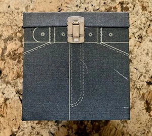 Vintage 45 Record Carrier c. 1970's Platter Pak Blue Jean No. 704 - Imagen 1 de 5