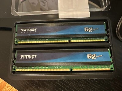 Patriot G2 8GB Kit Gaming Memory (4GB x2) DDR3-1333 PC3-10600 PG34G1333EL Shield - Image 1 of 2
