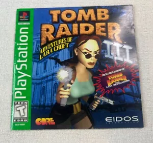 Tomb Raider III 3 Adventures Of Lara Croft (PlayStation 1, PS1) MANUAL ONLY - Picture 1 of 3